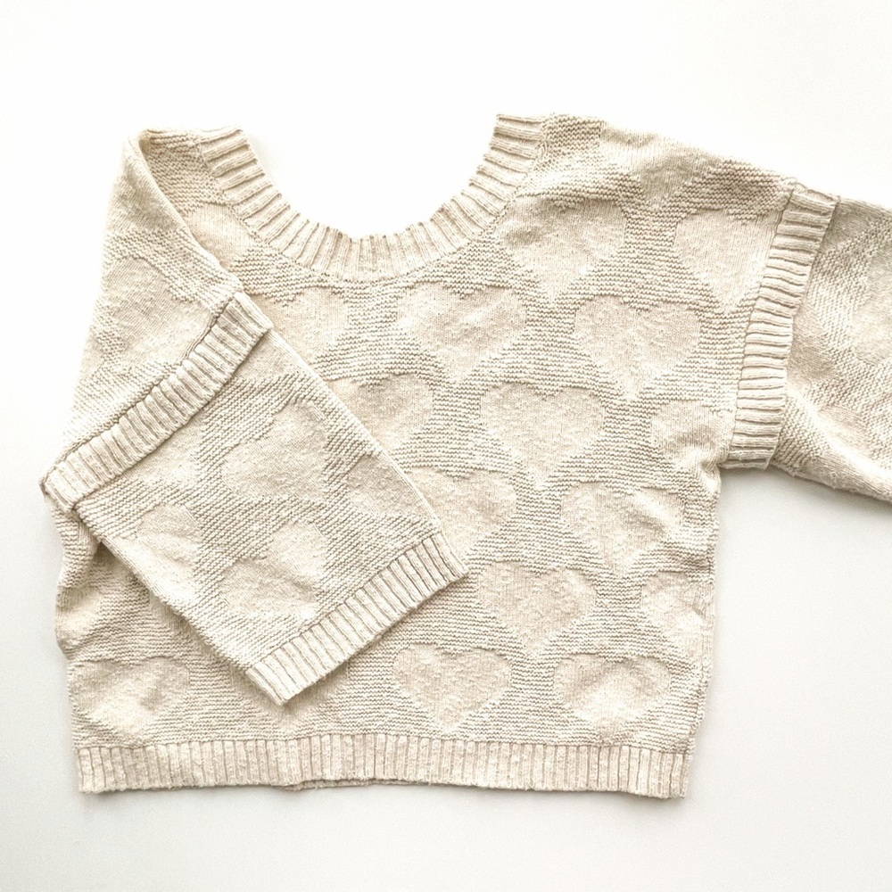 See by Chloe Heart Knit Sweater